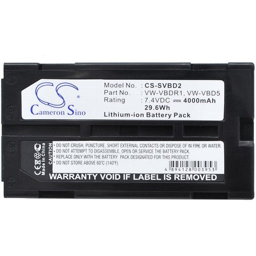 Panasonic NV-DS5 Replacement Battery