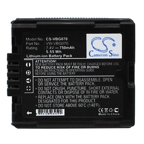 Panasonic HDC-SD100 Battery - Camera Batteries – CutRateBatteries.com